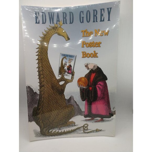 Edward Gorey "The New Poster Book" 14x20 Poster Collection Sealed Paperback